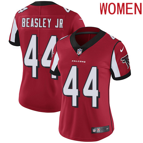 2019 Women Atlanta Falcons #44 Beasley Jr red Nike Vapor Untouchable Limited NFL Jersey